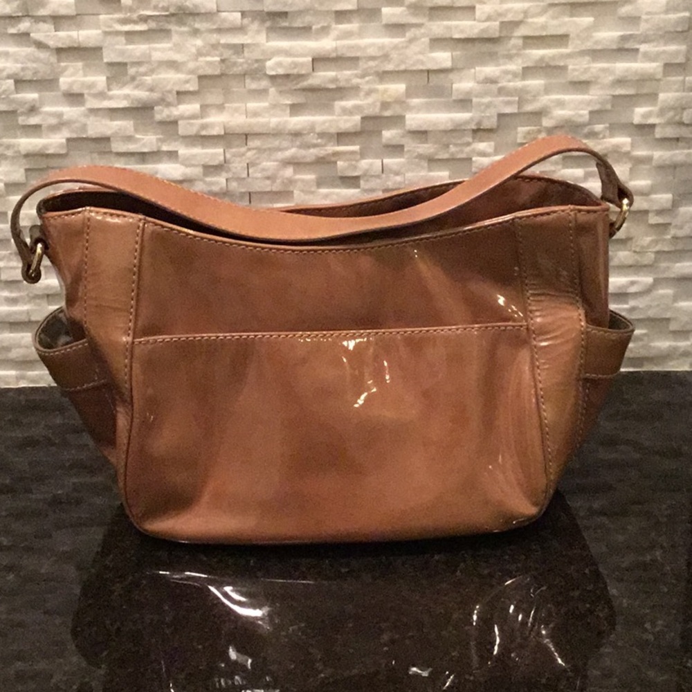 JCrew patent leather handbag